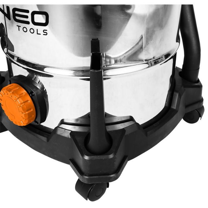 Пылесос строительный Neo Tools 1400Вт, 18 кПа, 30л, HEPA, колеса, 5.92кг (04-738) изображение 11