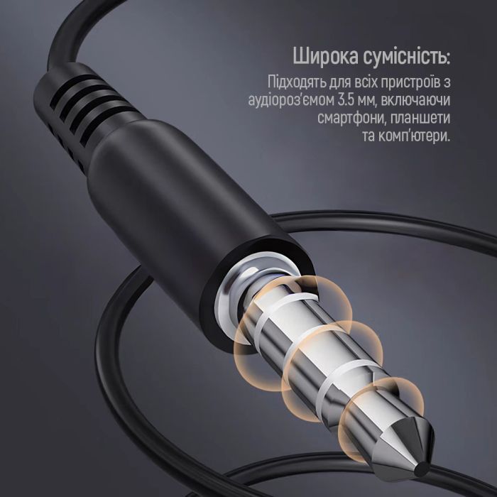 Наушники ColorWay 3.5 mm Wired Earphone UrbanBeat White (CW-WD03WT) изображение 5