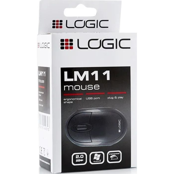 Мишка Logic concept LM-11 USB Black (M-LC-LM11) зображення 6