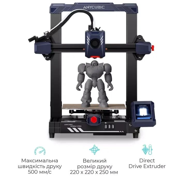 3D-принтер Anycubic Kobra 2 Pro (K2RC0BK-Y-O) зображення 2