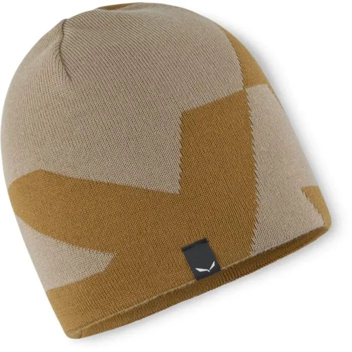 Шапка Salewa Pure Reversible AM Beanie 28772 7181 - UNI58 - бежевий (013.012.1197)