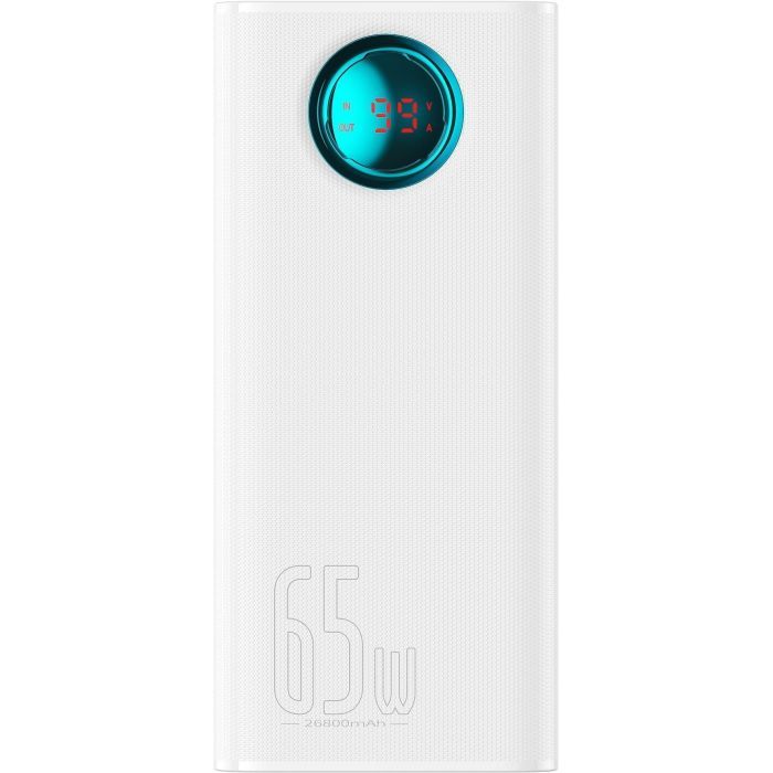 Батарея универсальная Baseus Amblight 26800mAh 65W OE, white (P10022402223-00) изображение 3