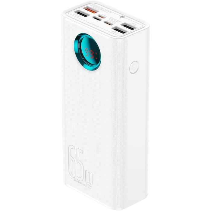 Батарея универсальная Baseus Amblight 26800mAh 65W OE, white (P10022402223-00) изображение 4