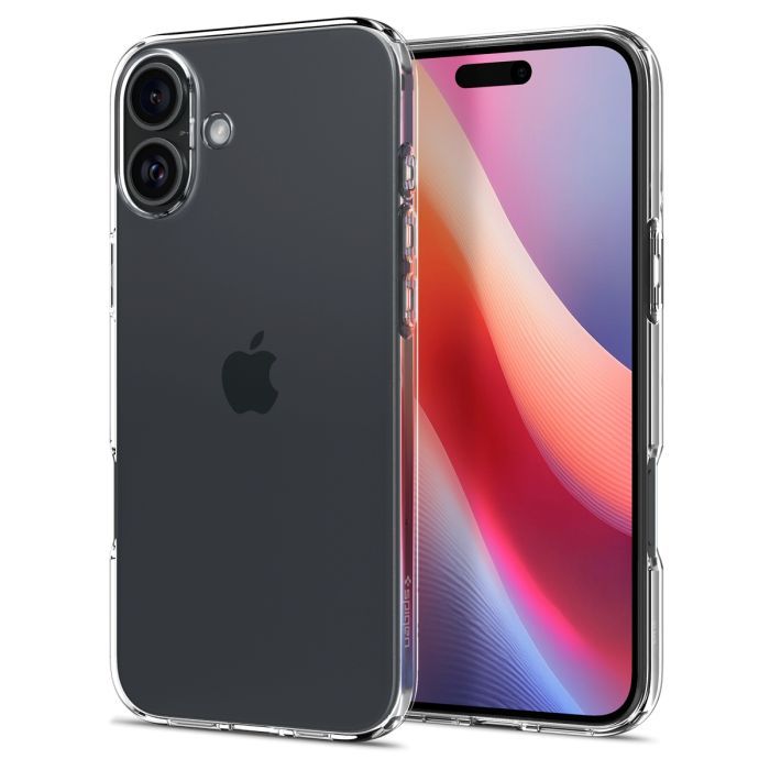 Чехол для мобильного телефона Spigen iPhone 16 Liquid Crystal Crystal Clear (ACS08190) изображение 3