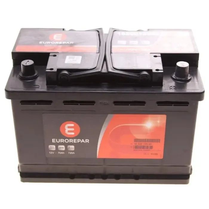 Аккумулятор автомобильный EUROREPAR EFB Stop & Start 70Ah 720A R+ (1620012580)