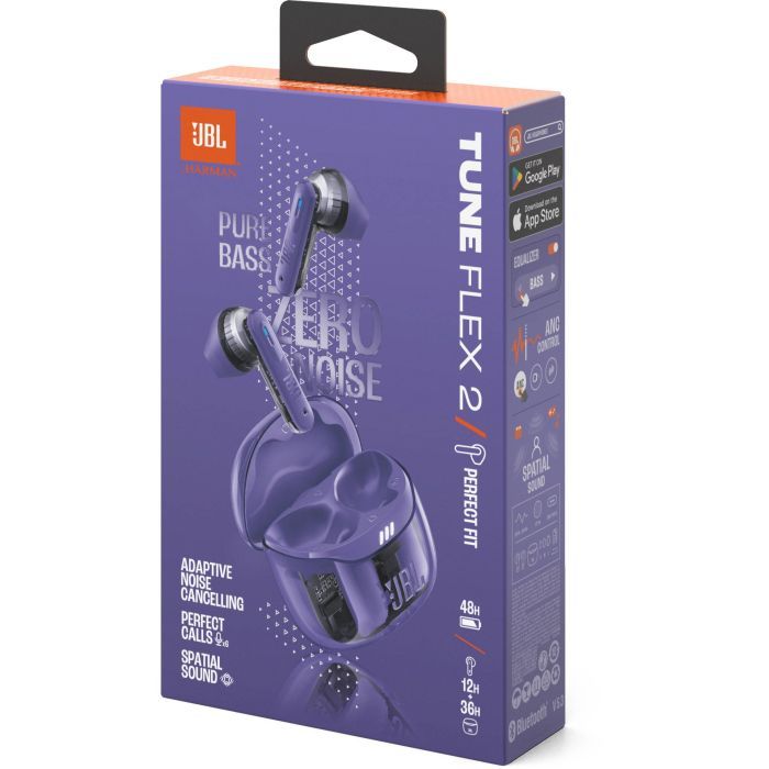 Навушники JBL Tune Flex 2 Ghost Purple (JBLTFLEX2GMAE) зображення 11