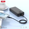Батарея универсальная XO 20000mAh, PD/20W, QC/22.5W, black (PR239_Black) изображение 5