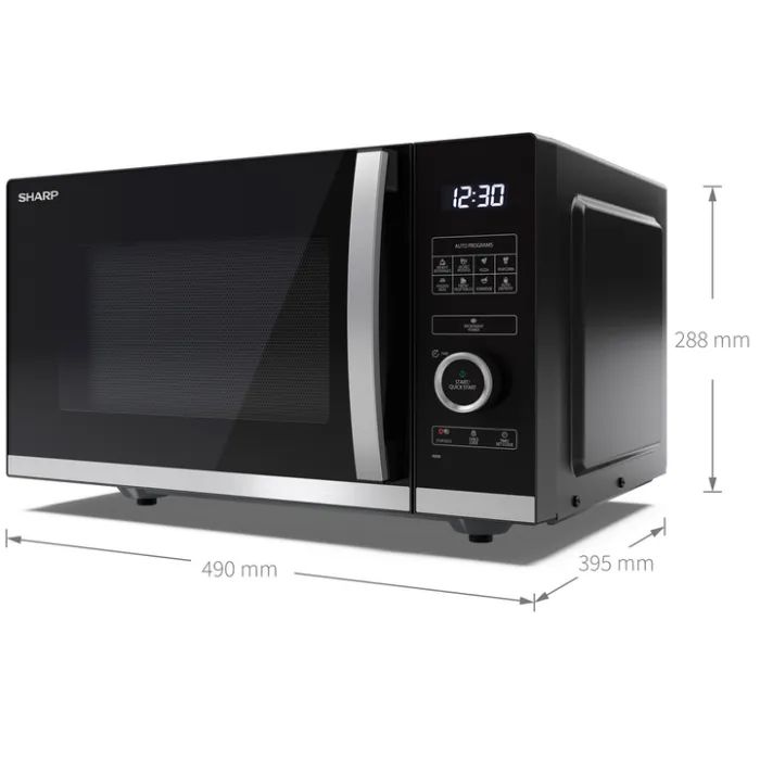 Мікрохвильова піч Sharp YC-QS254AE-B зображення 5