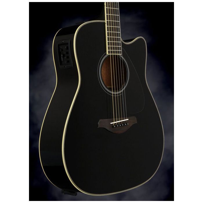 Гітара електроакустична Yamaha FGX820C Black зображення 6
