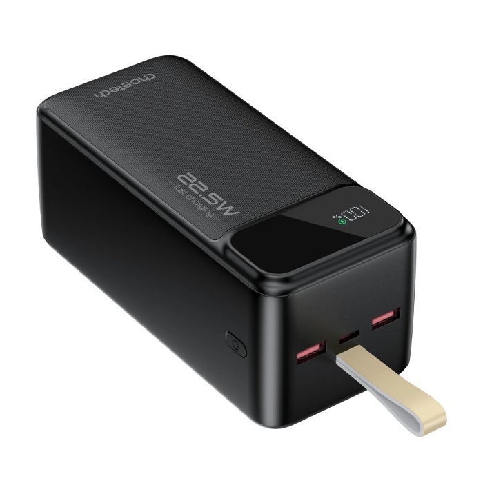 Батарея універсальна Choetech 50000mAh, PD QC/3.0/22.5W, USB-C In/out, 2*USB-A (B732-ACBK) зображення 2