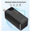 Батарея універсальна Choetech 50000mAh, PD QC/3.0/22.5W, USB-C In/out, 2*USB-A (B732-ACBK) зображення 4