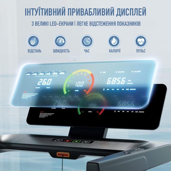Бігова доріжка FitLogic T720 зображення 11
