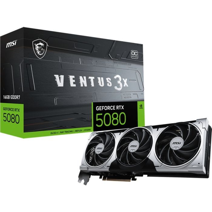 Видеокарта MSI GeForce RTX5080 16GB VENTUS 3X OC PLUS (RTX 5080 16G VENTUS 3X OC PLUS) изображение 7