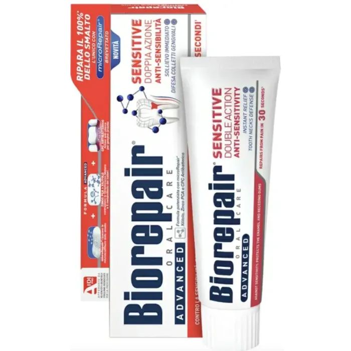 Зубная паста Biorepair Быстрое избавление от чувствительности 75 мл (8017331048443) изображение 2