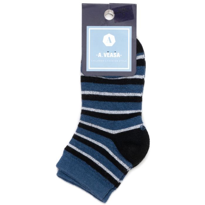 Шкарпетки дитячі UCS Socks у смужку (M0C0101-2480-3B-gray) зображення 2