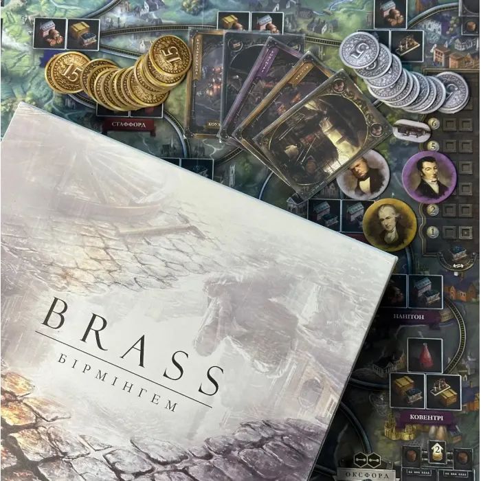 Настольная игра Lord of Boards Brass. Бирмингем (Brass. Бирмингем, Brass. Birmingham) (укр.) (LOB2001UK) изображение 6