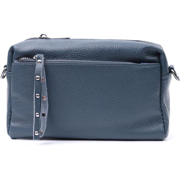 Сумка Vintage Женская кожаная Синяя (22652) изображение 5