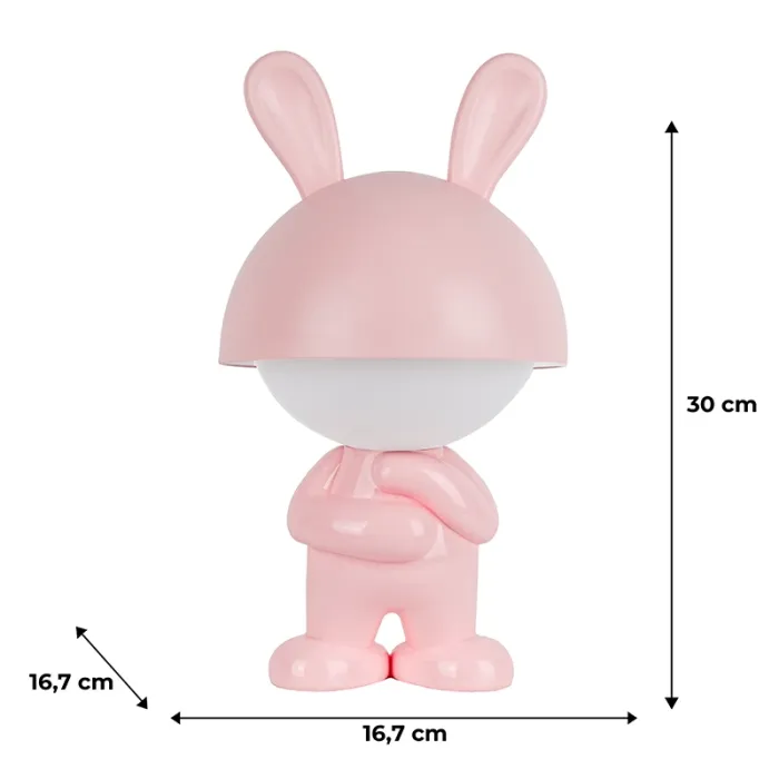 Нічник Kite Світильник LED з акумулятором Dreamy Bunny, блакитний (K25-315-1-3) зображення 6