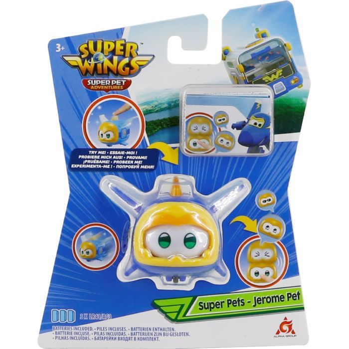 Фигурка Super Wings Super Pet Джером питомец (Jerome pet), светло (EU770413) изображение 10