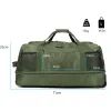 Сумка дорожная TravelZ Wheelbag Doubleloader foldable green 80(95)L (603097) (931070) изображение 6