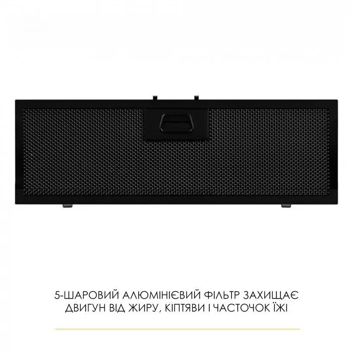 Вытяжка кухонная Weilor LUMINA WBG 69 BLACK SILENCE изображение 10