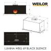 Витяжка кухонна Weilor LUMINA WBG 69 BLACK SILENCE зображення 12