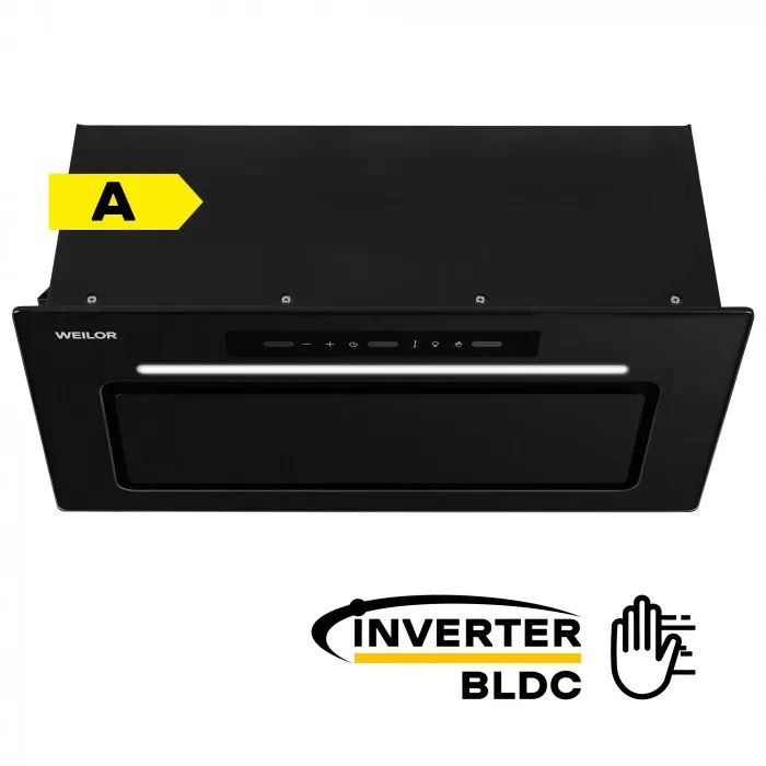 Вытяжка кухонная Weilor LUMINA WBG 69 BLACK SILENCE