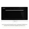 Витяжка кухонна Weilor LUMINA WBG 69 BLACK SILENCE зображення 2