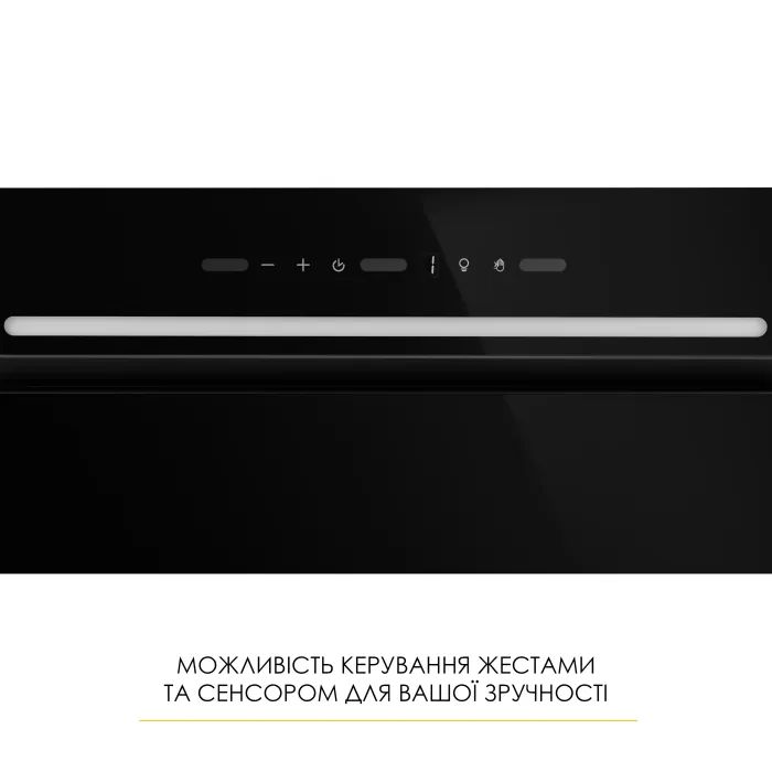 Витяжка кухонна Weilor LUMINA WBG 69 BLACK SILENCE зображення 3