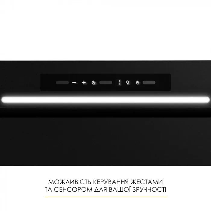Вытяжка кухонная Weilor LUMINA WBG 69 BLACK SILENCE изображение 4