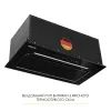 Витяжка кухонна Weilor LUMINA WBG 69 BLACK SILENCE зображення 4