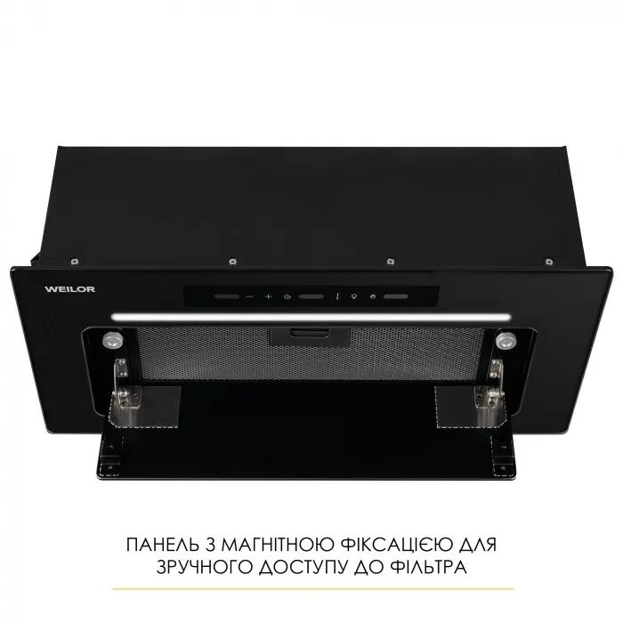Вытяжка кухонная Weilor LUMINA WBG 69 BLACK SILENCE изображение 9