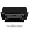 Вытяжка кухонная Weilor LUMINA WBG 69 BLACK SILENCE изображение 9
