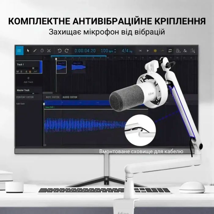 Мікрофон Fifine T688P USB/XLR Pink (T688P) зображення 10