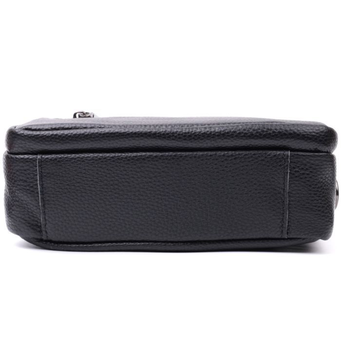 Сумка Vintage Из натуральной кожи Черная (22640) изображение 7