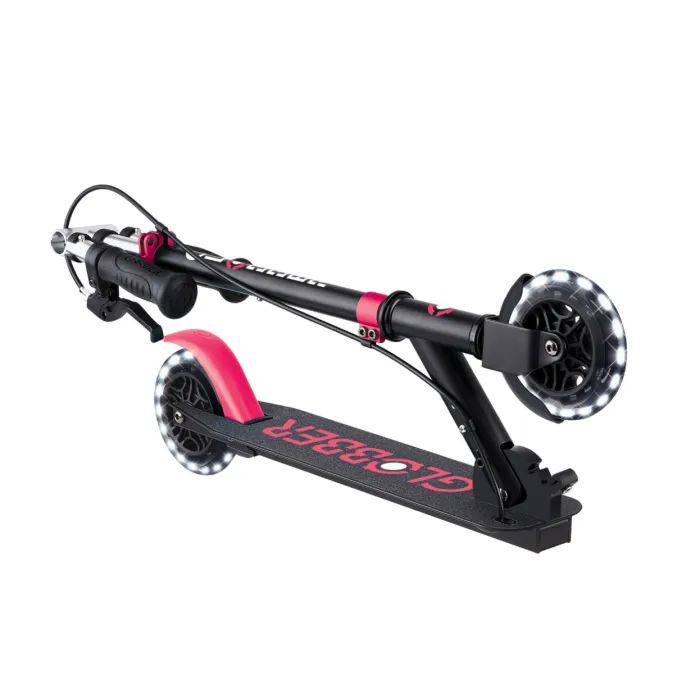 Самокат Globber Flow Element Junior Lights LED,, чорно-червоний (729-102) зображення 10