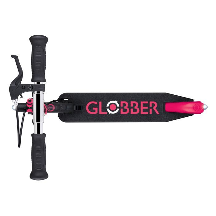 Самокат Globber Flow Element Junior Lights LED,, чорно-червоний (729-102) зображення 5