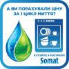Гель для миття посуду в посудомийці Somat Exellence Duo Gel Антижир 684 мл + 684 мл (9000101819199) зображення 3