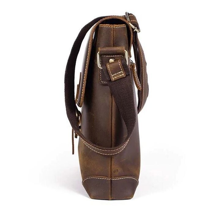 Сумка Vintage Коричнева (14675) зображення 3