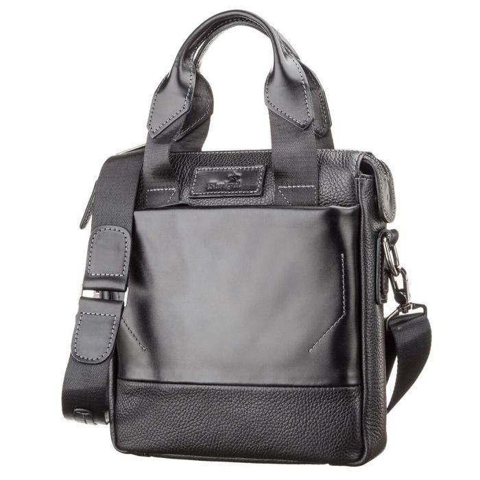 Сумка Shvigel Кожаная Черная (11121)