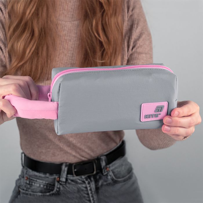 Пенал Kite 2703-2 сіро-рожевий (K25-2703-2) изображение 6