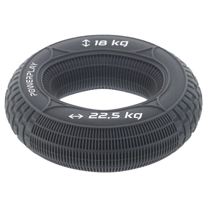 Эспандер PowerPlay PP-4330 Hand Grip Loops Hard 31.5-36 кг Чорний (PP_4330_Black_(31.5-36kg)) изображение 2