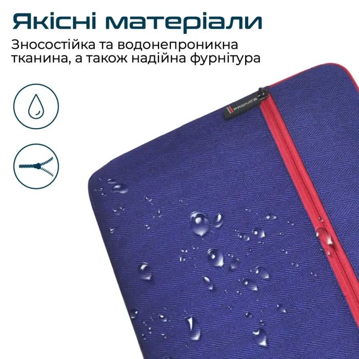 Чохол до ноутбука Promate 11" Portfolio-S Blue (portfolio-s.blue) зображення 7