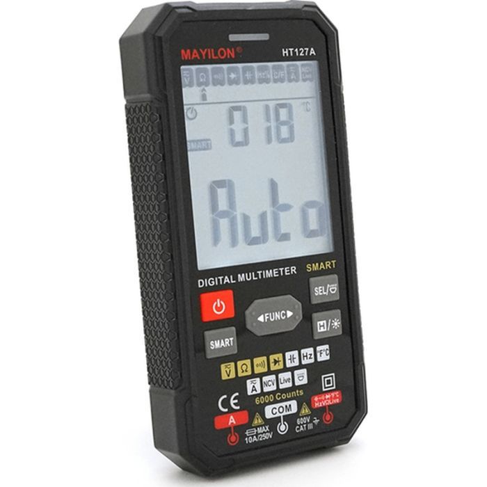 Цифровой мультиметр Mayilon HT-127A, V, A, R, C, F, T (HT-127A) изображение 4