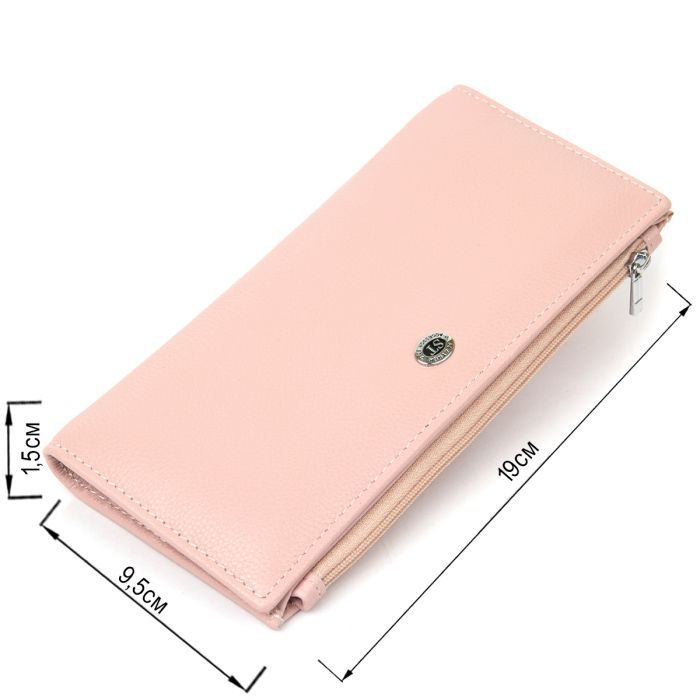 Кошелек ST Leather Из натуральной кожи Розовый (19383) изображение 3