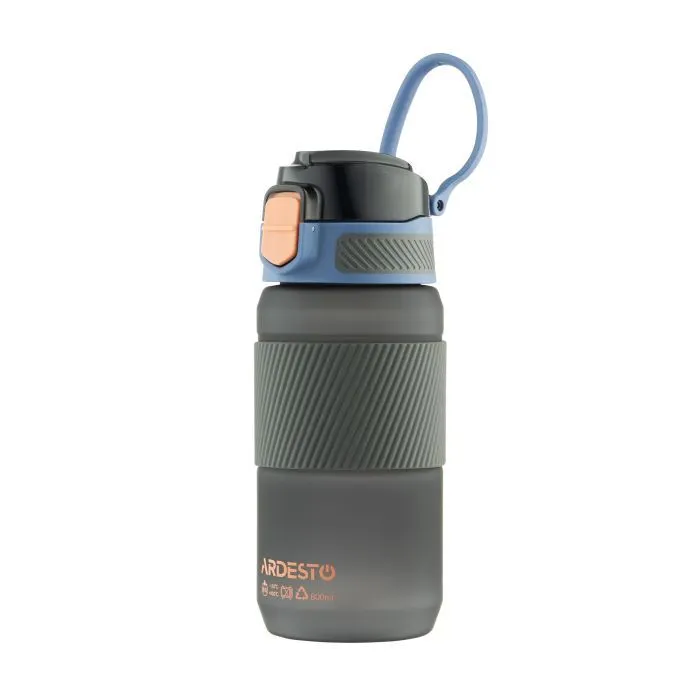 Пляшка для води Ardesto Spring 600мл чорний (AR2260SB) зображення 4