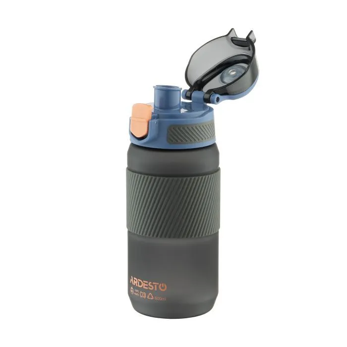 Пляшка для води Ardesto Spring 600мл чорний (AR2260SB) зображення 5