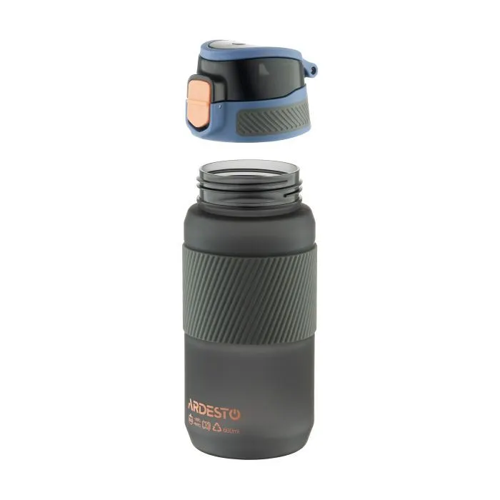 Пляшка для води Ardesto Spring 600мл чорний (AR2260SB) зображення 6