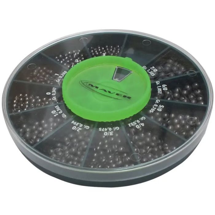 Грузило Maver набір Scatola Pallini Supercalibrati 250g 12-22 (1300.31.11)