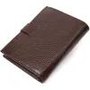 Портмоне Bond Accessories З натуральної зернистої шкіри Коричневе (22056) зображення 2